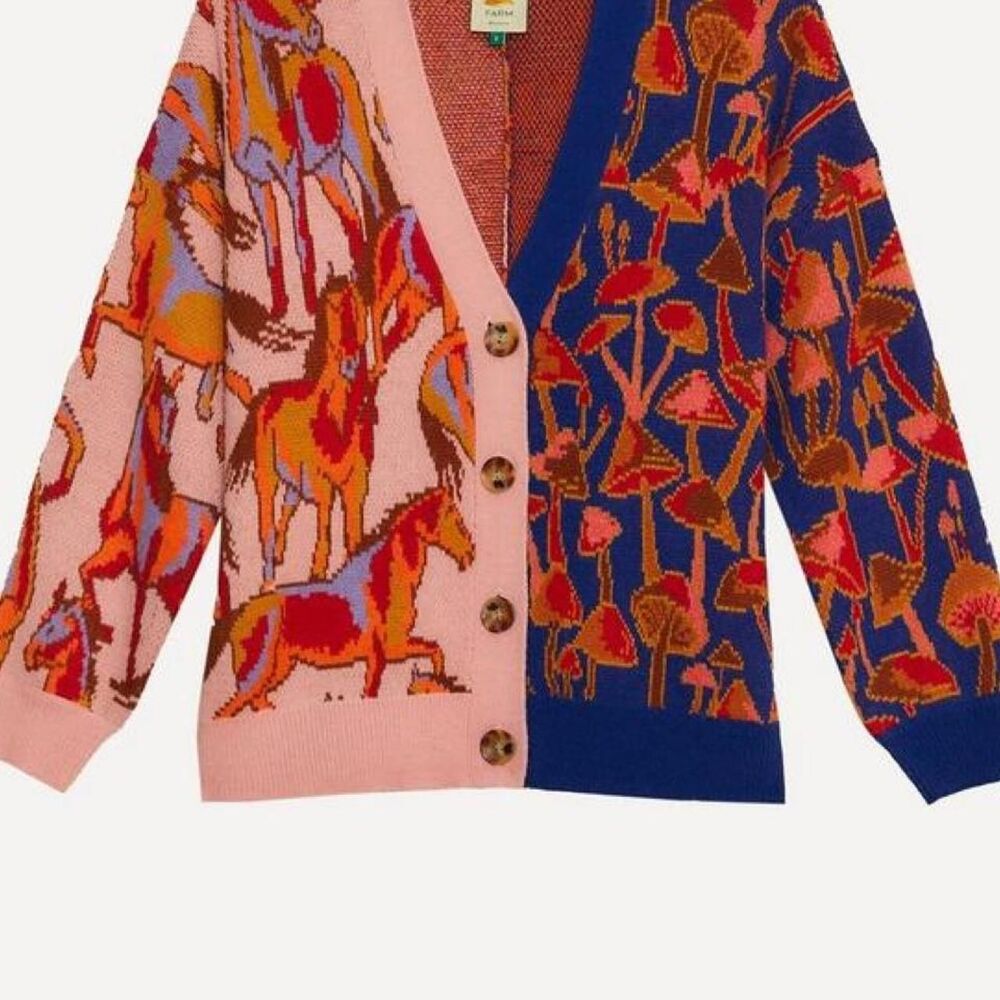 Farm-rio Women's multi Cardigan